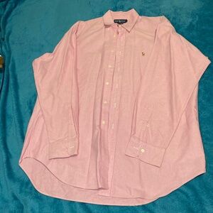 Ralph Lauren Blake Pink Button Down Shirt Men’s L